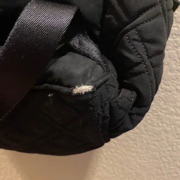 Vera Bradley Black Quilted Backpack - Picture 6 of 6
